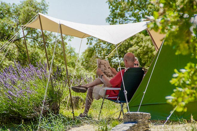 camping tent pitch camping des sources